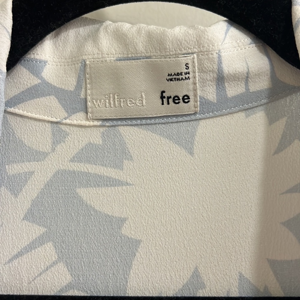 Aritzia Wilfred Free Zola Button Tie Front - image 3